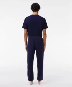 Lacoste Underwear & Lounge Wear-Men'S Cotton Fleece Blend Indoor Joggers