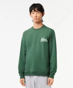 Lacoste Underwear & Lounge Wear-Men'S Cotton Fleece Indoor Sweatshirt