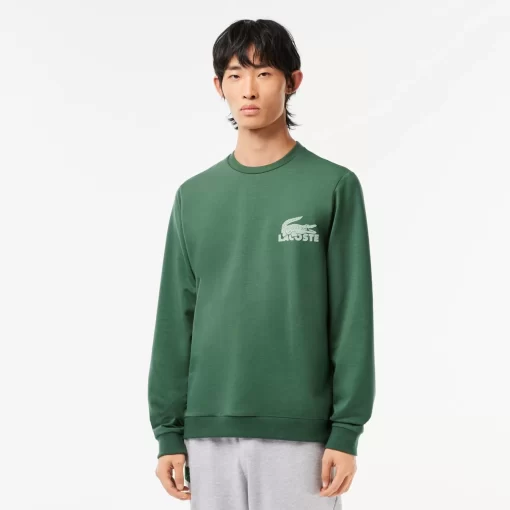 Lacoste Underwear & Lounge Wear-Men'S Cotton Fleece Indoor Sweatshirt