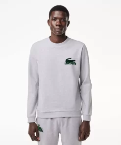 Lacoste Underwear & Lounge Wear-Men'S Cotton Fleece Indoor Sweatshirt