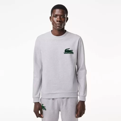 Lacoste Underwear & Lounge Wear-Men'S Cotton Fleece Indoor Sweatshirt