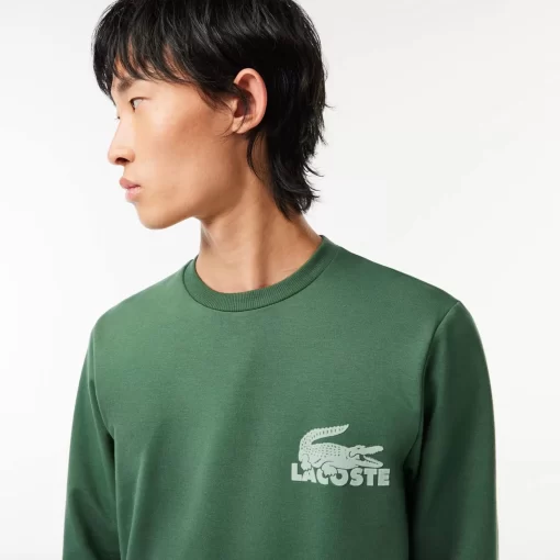 Lacoste Underwear & Lounge Wear-Men'S Cotton Fleece Indoor Sweatshirt