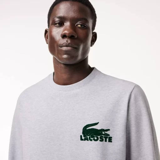 Lacoste Underwear & Lounge Wear-Men'S Cotton Fleece Indoor Sweatshirt