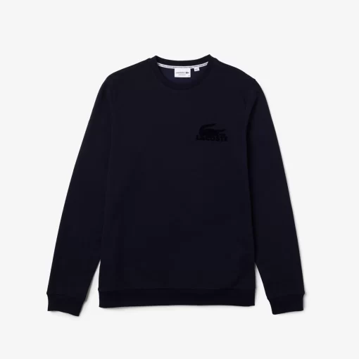 Lacoste Underwear & Lounge Wear-Men'S Cotton Fleece Indoor Sweatshirt