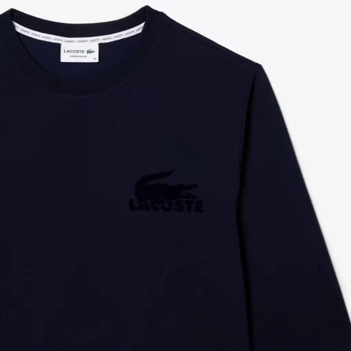 Lacoste Underwear & Lounge Wear-Men'S Cotton Fleece Indoor Sweatshirt