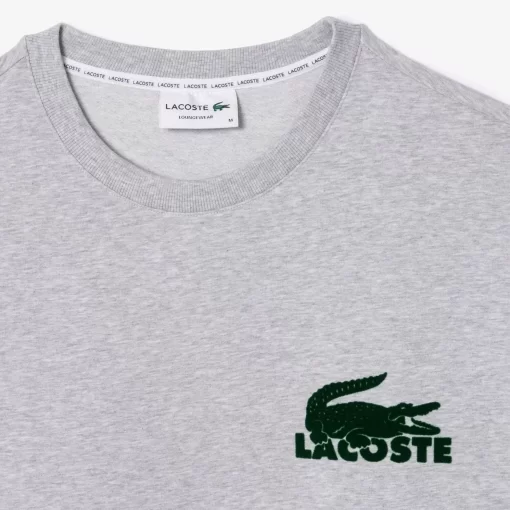 Lacoste Underwear & Lounge Wear-Men'S Cotton Fleece Indoor Sweatshirt