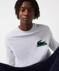 Lacoste Underwear & Lounge Wear-Men'S Cotton Fleece Indoor Sweatshirt