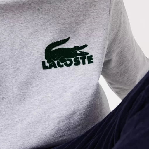 Lacoste Underwear & Lounge Wear-Men'S Cotton Fleece Indoor Sweatshirt