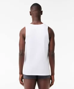 Lacoste Underwear & Lounge Wear-Men'S Cotton Tank Top 3-Pack