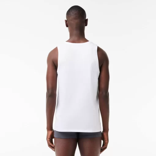 Lacoste Underwear & Lounge Wear-Men'S Cotton Tank Top 3-Pack