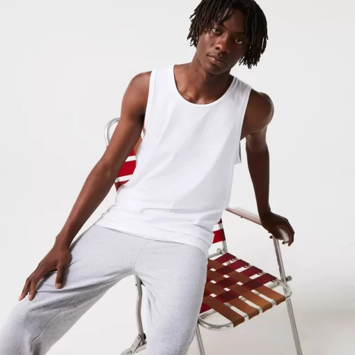 Lacoste Underwear & Lounge Wear-Men'S Cotton Tank Top 3-Pack