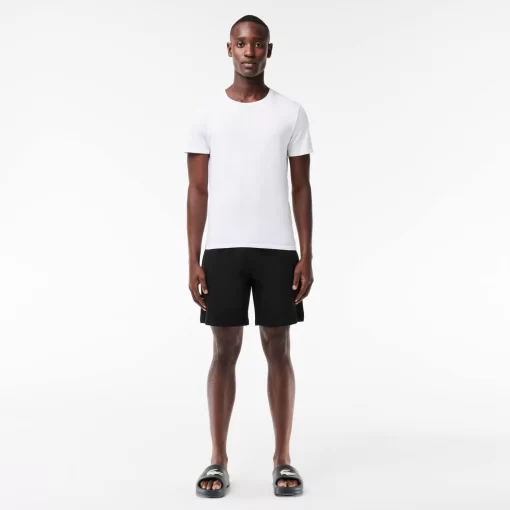 Lacoste Underwear & Lounge Wear-Men'S Crew Neck Cotton Loungewear T-Shirt 3-Pack