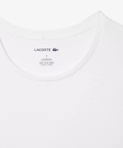 Lacoste Underwear & Lounge Wear-Men'S Crew Neck Cotton Loungewear T-Shirt 3-Pack