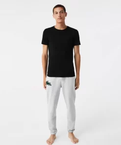 Lacoste Underwear & Lounge Wear-Men'S Crew Neck Cotton Loungewear T-Shirt 3-Pack