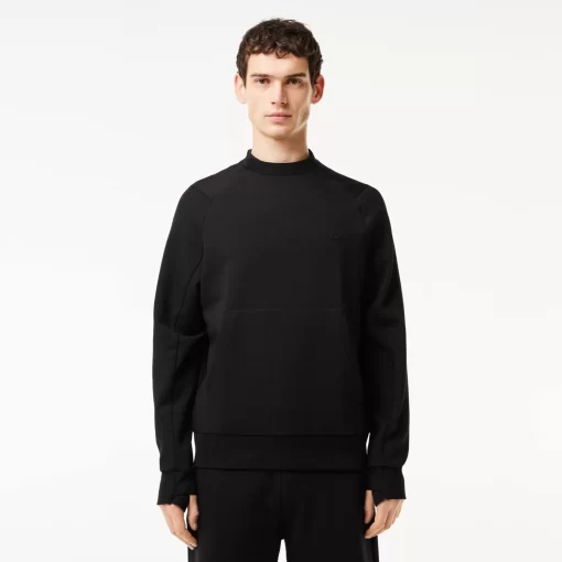 Lacoste Sweatshirts-Men'S Crew Neck Kangaroo Pocket Cotton Blend Jogger Sweatshirt