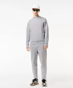 Lacoste Sweatshirts-Men'S Crew Neck Kangaroo Pocket Cotton Blend Jogger Sweatshirt