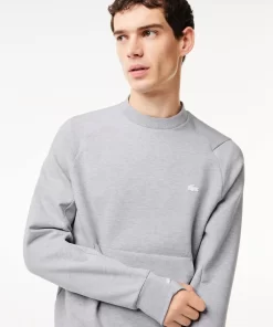 Lacoste Sweatshirts-Men'S Crew Neck Kangaroo Pocket Cotton Blend Jogger Sweatshirt