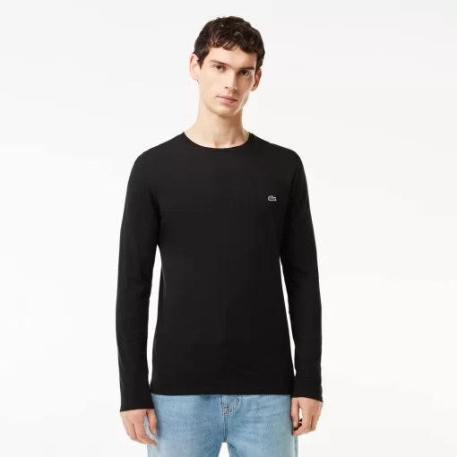 Lacoste T-Shirts-Men'S Crew Neck Pima Cotton Jersey T-Shirt