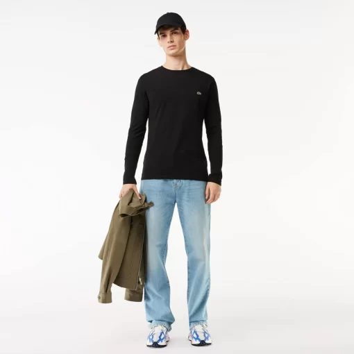 Lacoste T-Shirts-Men'S Crew Neck Pima Cotton Jersey T-Shirt