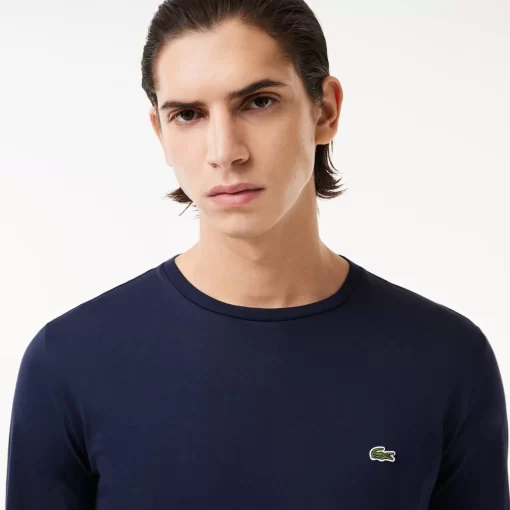 Lacoste T-Shirts-Men'S Crew Neck Pima Cotton Jersey T-Shirt