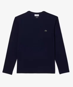 Lacoste T-Shirts-Men'S Crew Neck Pima Cotton Jersey T-Shirt