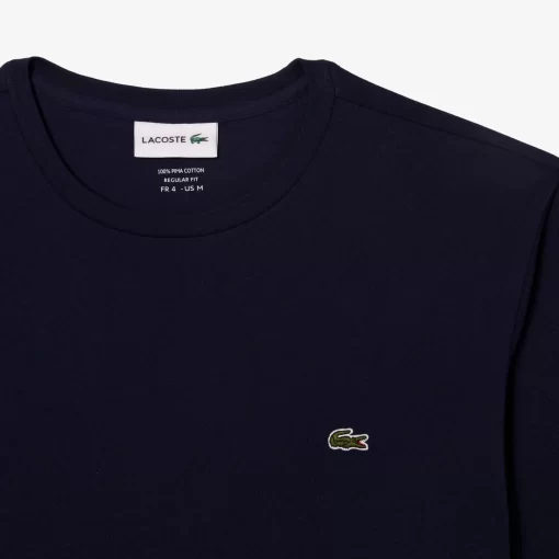 Lacoste T-Shirts-Men'S Crew Neck Pima Cotton Jersey T-Shirt