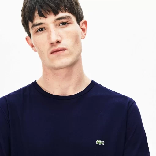 Lacoste T-Shirts-Men'S Crew Neck Pima Cotton Jersey T-Shirt