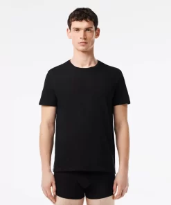 Lacoste Underwear & Lounge Wear-Men'S Crew Neck Plain Cotton T-Shirt Three-Pack