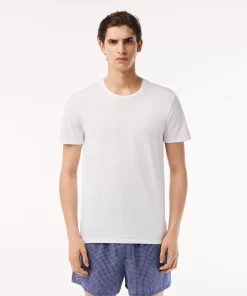 Lacoste Underwear & Lounge Wear-Men'S Crew Neck Plain Cotton T-Shirt Three-Pack