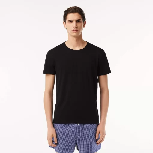 Lacoste Underwear & Lounge Wear-Men'S Crew Neck Plain Cotton T-Shirt Three-Pack