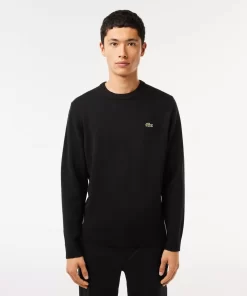 Lacoste Knitwear-Men'S Crew Neck Wool Sweater