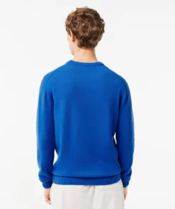 Lacoste Knitwear-Men'S Crew Neck Wool Sweater