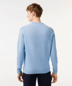 Lacoste Knitwear-Men'S Crew Neck Wool Sweater