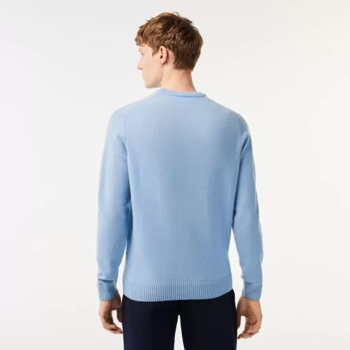 Lacoste Knitwear-Men'S Crew Neck Wool Sweater