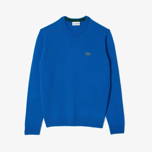 Lacoste Knitwear-Men'S Crew Neck Wool Sweater