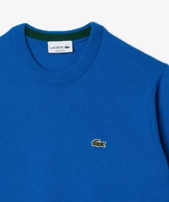 Lacoste Knitwear-Men'S Crew Neck Wool Sweater