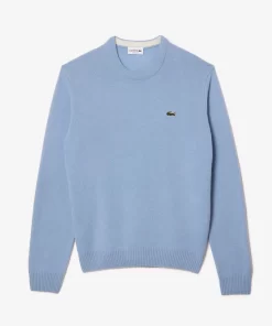 Lacoste Knitwear-Men'S Crew Neck Wool Sweater