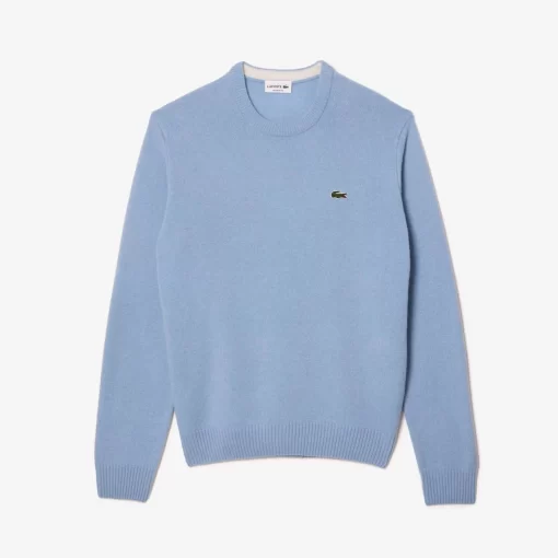 Lacoste Knitwear-Men'S Crew Neck Wool Sweater