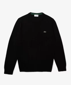 Lacoste Knitwear-Men'S Crew Neck Wool Sweater