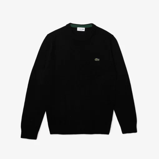 Lacoste Knitwear-Men'S Crew Neck Wool Sweater