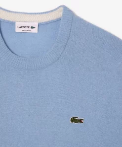 Lacoste Knitwear-Men'S Crew Neck Wool Sweater