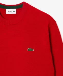 Lacoste Knitwear-Men'S Crew Neck Wool Sweater