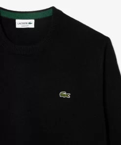 Lacoste Knitwear-Men'S Crew Neck Wool Sweater