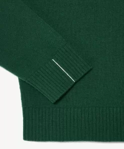 Lacoste Knitwear-Men'S Crew Neck Wool Sweater