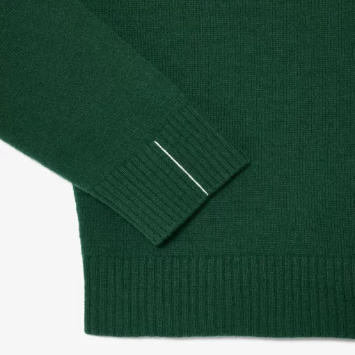 Lacoste Knitwear-Men'S Crew Neck Wool Sweater