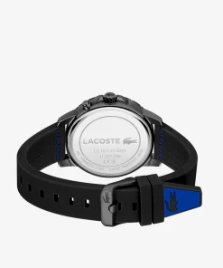 Lacoste Watches-Men'S Endurance Multifunctional Black Silicone Watch