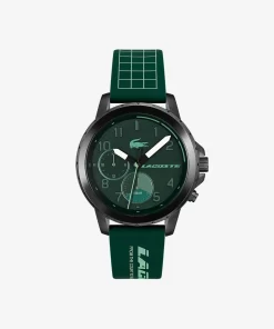 Lacoste Watches-Men'S Endurance Multifunctional Green Silicone Watch