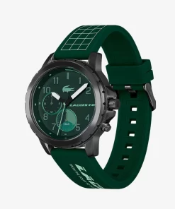 Lacoste Watches-Men'S Endurance Multifunctional Green Silicone Watch