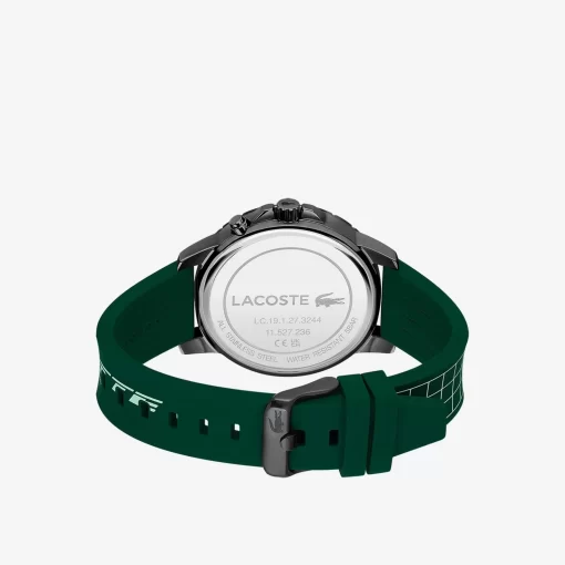 Lacoste Watches-Men'S Endurance Multifunctional Green Silicone Watch