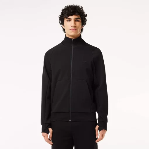 Lacoste Sweatshirts-Men'S High Neck Cotton Blend Zip Jogger Sweatshirt